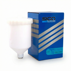 Kubek do Pistoletu Lakierniczego Mini 100ml Acetal Gwint Zewnętrzny