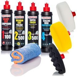 Menzerna Zestaw do Pełnej Korekty+Wosk+Pady HML