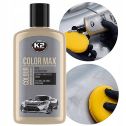 Pasta Wosk Koloryzujący Do Samochodu Auta K2 Color Max 250 ml Srebrny