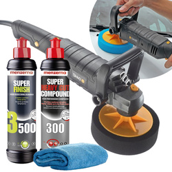Polerka Samochodowa Majster MP-0442 + Pasty Polerskie Menzerna 300, 3500
