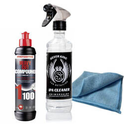 Zestaw Pasta Polerska Menzerna HCC 1100 250 ml+IPA Silver King+Mikrofibra