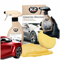 Preparat do Konserwacji Powłok Ceramicznych K2 Gravon Reload z Mikrofibrą