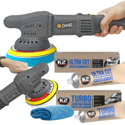 Polerka Samochodowa Majster MP-0445 Pady Pasty Polerskie K2 Ultracut Turbo