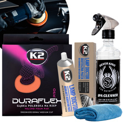 Pasta Do Polerowania Reflektorów K2 Lamp Doctor Pad Polerski Duraflex Ipa