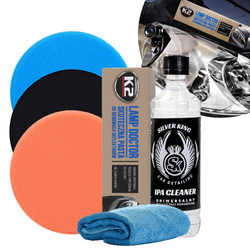 Zestaw Do Polerowania Reflektorów K2 Lamp Doctor, Pady Polerskie, Ipa