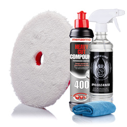 Pasta Polerska Menzerna HCC 400 + Pad z Mikrofibry SK + IPA + Mikrofibra