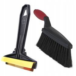 Skrobaczka do Szyb Mosiężna Murska 575 + Szczotka do Śniegu Vikan Miękka