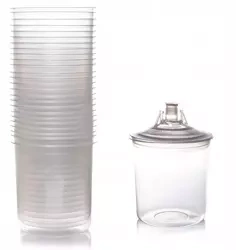 HML ZESTAW KUBKÓW JEDNORAZOWYCH 600ml PPS 50szt 125 um