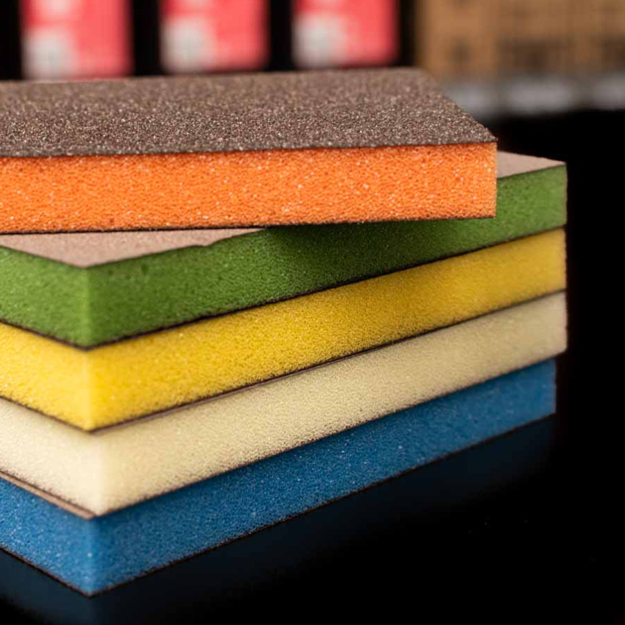 Gąbka Ścierna Dwustronna P600 Zielona INDASA RhynoSponge Auto Super Fine  pol_pl_INDASA-GABKA-DWUSTRONNA-SUPER-FINE-zielona-3061_2