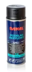 RANAL Podkład Akrylowy Spray 400ml - CZARNY