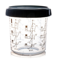 KUBEK PPS ZEWNĘTRZNY 600ml TWARDY + PIERŚCIEŃ