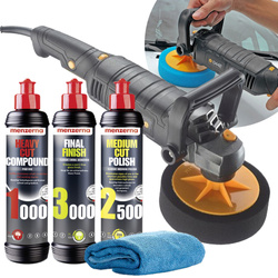 Polerka Samochodowa Majster MP-0442 + Pasty Menzerna 1000, 2500, 3000