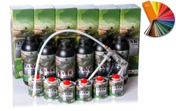 RANAL TANK - URETAN DO BARWIENIA 6 szt + PISTOLET