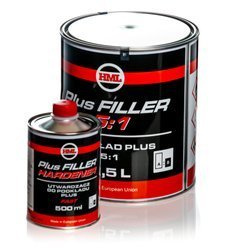 HML PLUS 5:1 PODKŁAD SZARY 2,5L ZESTAW +UTWARDZACZ