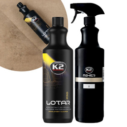 Środek do Prania Tapicerki K2 Lotar Pro 1L + Butelka MIXER 1L