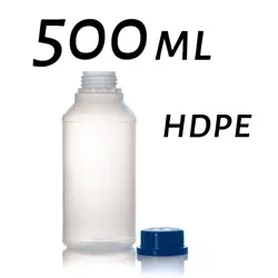 Butelka HDPE 0,5L odporna chemicznie